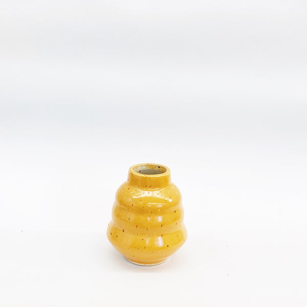 Mustard Kong Bud Vase