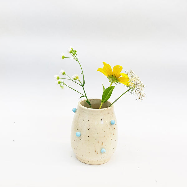 Dipping Dots Bud Vase